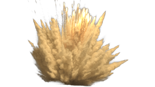 (4K) Desert Sandy Explosion 2
